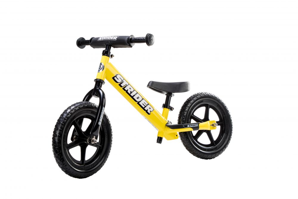 Strider 12 Sport Amarilla – Bicicleta Balance Sin Pedal