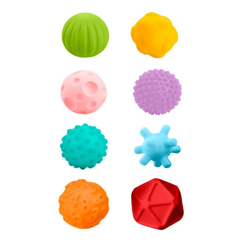 Pelotas con Textura 8 Piezas